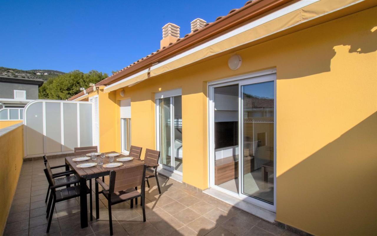 Atico Con Vistas Al Mar , Wifi Y Piscina - Sierra Irta Albert Villas Alcossebre Exterior foto