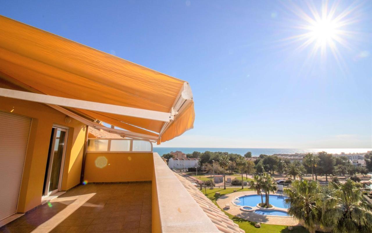 Atico Con Vistas Al Mar , Wifi Y Piscina - Sierra Irta Albert Villas Alcossebre Exterior foto